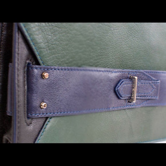 Derek Lam Crosby 10 colorblock clutch shoulder bag - Picture 5 of 6